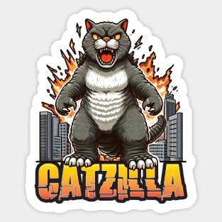 Catzilla S01 D06 Sticker